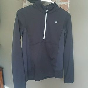 Black and gray New Balance sweatshirt